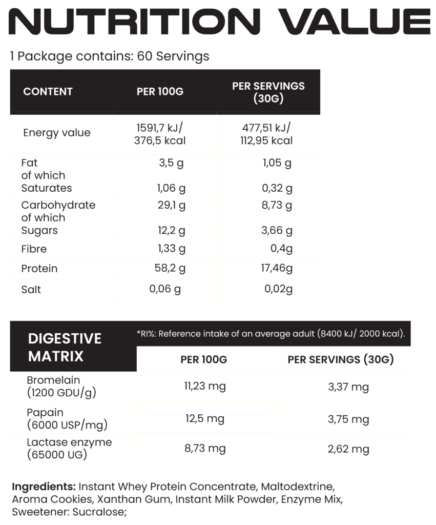 Hypertrophy Whey - Cookies