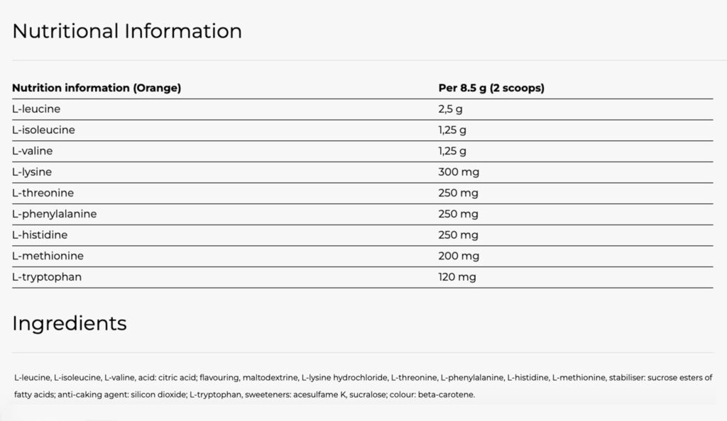 Essential Amino 300g NT