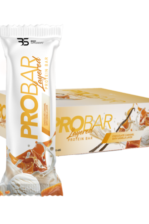 PRO BAR Layered 40g - Vanilla & Caramel